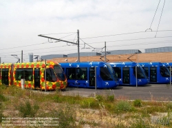 Viennaslide-05291077 Tramway Montpellier, Linie 1, Depot