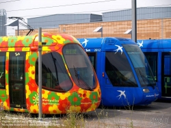 Viennaslide-05291079 Tramway Montpellier, Linie 1, Depot