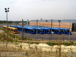 Viennaslide-05291080 Tramway Montpellier, Linie 1, Depot