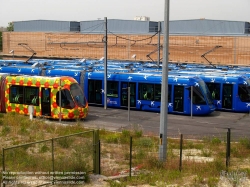 Viennaslide-05291082 Tramway Montpellier, Linie 1, Depot