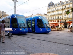 Viennaslide-05291089 Tramway Montpellier, Tramway Linie 1, Comedie