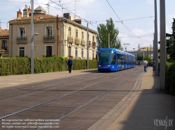 Viennaslide-05291091 Montpellier, Tramway, Linie 1, Du Guesclin