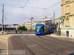 Viennaslide-05291092 Montpellier, Tramway, Linie 1, Du Guesclin