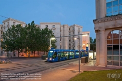 Viennaslide-05291098 Montpellier, Tramway Linie 1, Antigone