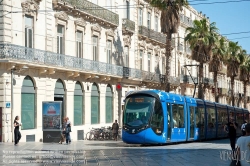 Viennaslide-05291100 France, Montpellier, Tramway Linie 1, Comedie