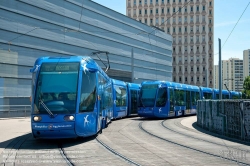 Viennaslide-05291104 Montpellier, Tramway, Linie 1, Du Guesclin