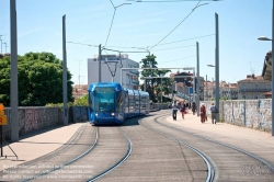 Viennaslide-05291105 Montpellier, Tramway, Linie 1, Du Guesclin