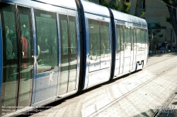 Viennaslide-05291109 Montpellier, moderne Tramway, Linie 1, Louis Blanc