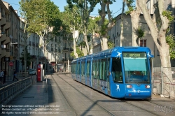 Viennaslide-05291110 Montpellier, moderne Tramway, Linie 1, Louis Blanc