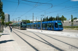 Viennaslide-05291126 Montpellier, Tramway, Linie 1, Mosson