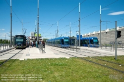 Viennaslide-05291129 Montpellier, Tramway, Linie 1, Mosson