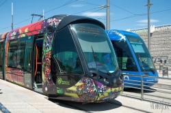 Viennaslide-05291131 Montpellier, Tramway, Linie 1, Mosson