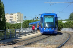 Viennaslide-05291143 Montpellier, Tramway, Linie 1, Les Hirondelles