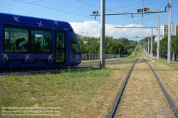 Viennaslide-05291144 Montpellier, Tramway, Linie 1, Les Hirondelles