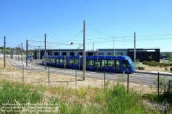 Viennaslide-05291145 Montpellier, Tramway, Linie 1, Les Hirondelles