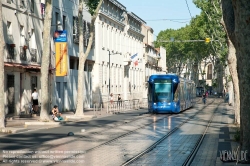 Viennaslide-05291148 Montpellier, moderne Tramway, Linie 1, Louis Blanc