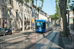 Viennaslide-05291149 Montpellier, moderne Tramway, Linie 1, Louis Blanc
