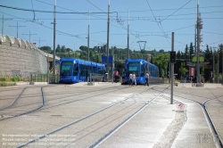 Viennaslide-05291155 Montpellier, Tramway, Linie 1, Mosson