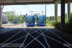 Viennaslide-05291181 Montpellier, Tramway, Linie 1, Odysseum