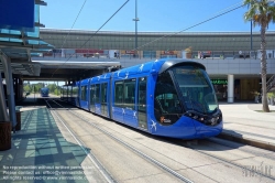 Viennaslide-05291187 Montpellier, Tramway, Linie 1, Odysseum