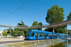 Viennaslide-05291203 Montpellier, Tramway, Linie 1, St Eloi