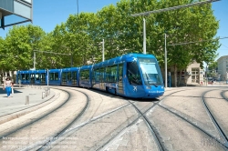 Viennaslide-05291245 Montpellier, Tramway, Linie 1, Place de l'Europe