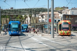 Viennaslide-05291247 Tramway Montpellier, Linie 1, Corum