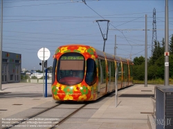 Viennaslide-05292006 Montpellier, moderne Tramway, Linie 2