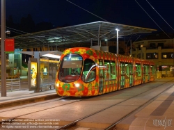 Viennaslide-05292007 Montpellier, moderne Tramway, Linie 2, Corum