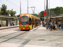 Viennaslide-05292009 Montpellier, moderne Tramway, Linie 2