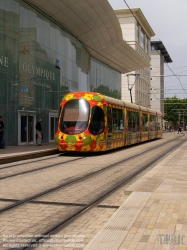Viennaslide-05292013 Montpellier, moderne Tramway, Linie 2