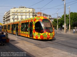 Viennaslide-05292038 Montpellier, moderne Tramway, Linie 2