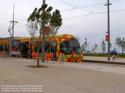 Viennaslide-05292039 Montpellier, moderne Tramway, Linie 2