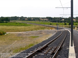 Viennaslide-05292041 Montpellier, moderne Tramway, Linie 2, Jacou