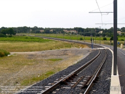 Viennaslide-05292041 Montpellier, moderne Tramway, Linie 2, Jacou