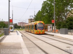 Viennaslide-05292044 Montpellier, moderne Tramway, Linie 2