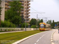 Viennaslide-05292045 Montpellier, moderne Tramway, Linie 2