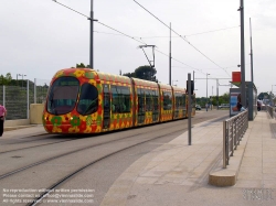 Viennaslide-05292047 Montpellier, moderne Tramway, Linie 2