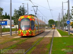 Viennaslide-05292054 Montpellier, moderne Tramway, Linie 2, N-D de Sablassou