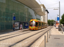 Viennaslide-05292055 Montpellier, moderne Tramway, Linie 2