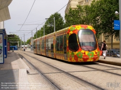 Viennaslide-05292056 Montpellier, moderne Tramway, Linie 2