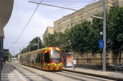 Viennaslide-05292057 Montpellier, moderne Tramway, Linie 2