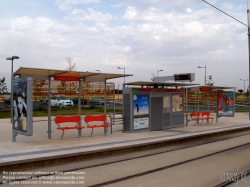 Viennaslide-05292071 Montpellier, moderne Tramway, Linie 2, Georges Pompidou