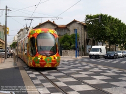 Viennaslide-05292074 Montpellier, moderne Tramway, Linie 2