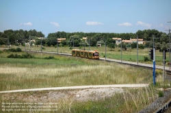 Viennaslide-05292113 Montpellier, moderne Tramway, Linie 2, Jacou