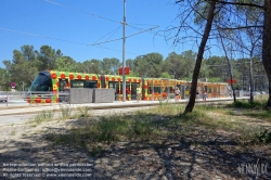 Viennaslide-05292114 Montpellier, moderne Tramway, Linie 2, Jacou