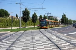 Viennaslide-05292118 Montpellier, moderne Tramway, Linie 2, N-D de Sablassou