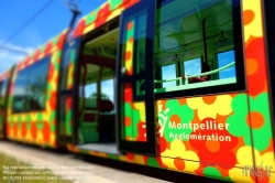 Viennaslide-05292145 Montpellier, moderne Tramway, Linie 2, Sabines