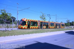 Viennaslide-05292163 Montpellier, moderne Tramway, Linie 2, Sabines