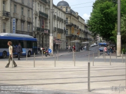 Viennaslide-05293001 Tramway Montpellier, Trasse der Linie 3, Gare St Roch